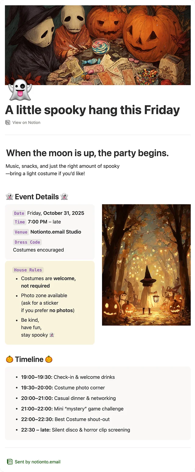 Halloween Party Invitation